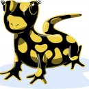 Abbildung: Für dieses Tier, das Maskottchen des LIFE-Projektes „Wald-Wasser-Wildnis" wird ein Name gesucht. Jeder kann am Wettbewerb teilnehmen. Gestaltung: Jürgen Frohn