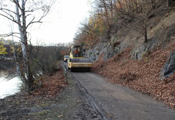 Ausbesserungsarbeiten am Oberseerandweg von 1. bis 5. März