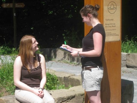Befragung zur Evaluierung der barrierefreien Angebote in der Nationalparkregion Eifel – hier im wilden Kermeter