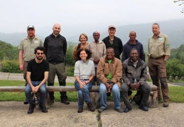 Besuch aus namibischem Bwabwata-Nationalpark im Nationalpark Eifel