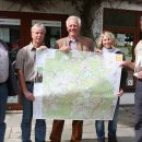 Bild 2: Heute präsentierten der Eifelverein und die Nationalparkverwaltung Eifel die neue Wanderkarte für den Nationalpark im Nationalpark-Tor Gemünd.