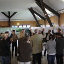 Das Preisgericht mit Fachberatern und weiteren Beteiligten.