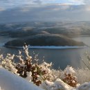 Der Kermeter ist eines der ökologischen Herzstücke des Nationalparks Eifel. Seine Laubwälder reichen bis an das Ufer des Rursees. Quelle: S. Wilden