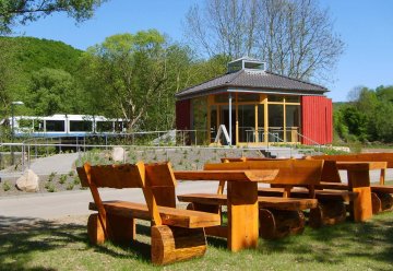 Der Nationalpark-Inforpunkt in Nideggen-Zerkall.