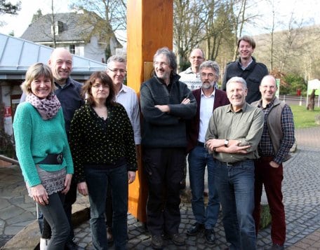 Der Wissenschaftliche Beirat mit wiedergewähltem Vorsitzenden Professor Hermann Matthes von der Universität Münster (2.v.r. unten).