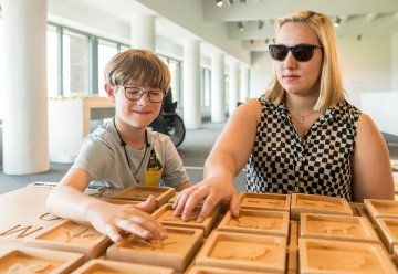 Die Ausstellung ist für alle Menschen erlebbar