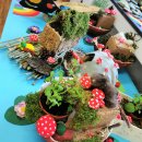 Die Nationalpark-Schulen Eifel hatten sich vorab kreativ eingebracht und präsentierten ihre Arbeiten den anderen Gästen. 