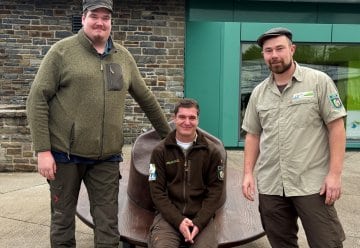 Drei neue Natur- und Landschaftspfleger im Nationalpark Eifel