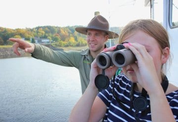 Entspannt vom Rurseeschiff aus den Nationalpark Eifel entdecken 