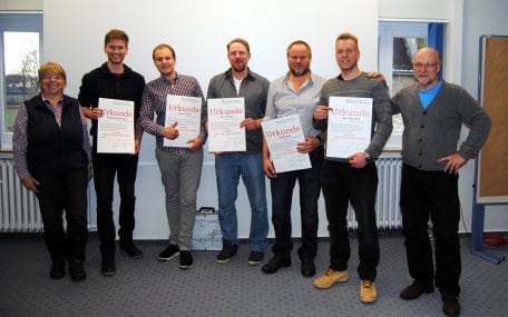 Erfolgreicher Lehrgangsabschluss beim „Geprüften Natur- und Landschaftspfleger“