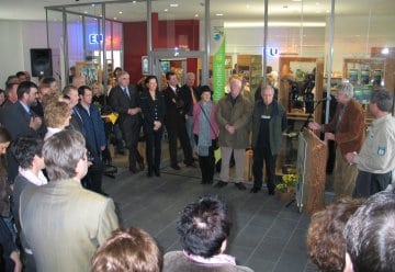 Großer Bahnhof bei Infopunkt-Eröffnung