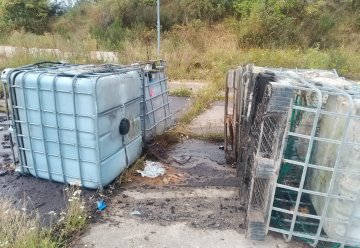 Illegale Entsorgung von Öl-Containern im Nationalpark Eifel