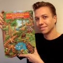 Illustrator Heiko Wrusch mit dem neuen Wimmelbilderbuch zum Nationalpark Eifel.