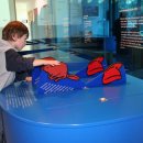 Kinder lernen spielend welche Rolle der Biber für die Gewässer im Nationalpark Eifel spielt.