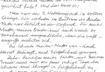 Kindheitserinnerungen an den Nationalpark Eifel