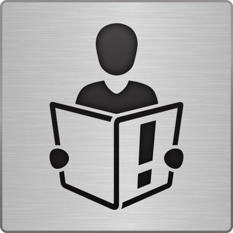 Le pictogramme présenté ici indique que les programmes correspondants sont adaptés aux personnes ayant des difficultés d'appretissage.