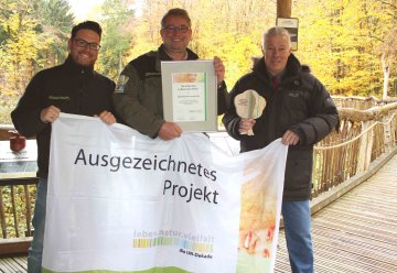 Naturerkundungspfad „Der Wilde Weg“ im Nationalpark Eifel erhält Auszeichnung als UN-Dekadeprojekt Biologische Vielfalt