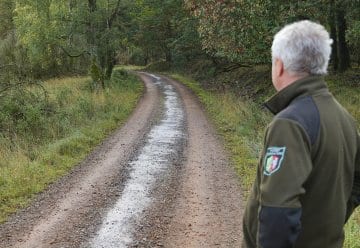 Öl-Unfall auf Wanderweg „Kohlweg“ im Nationalpark Eifel