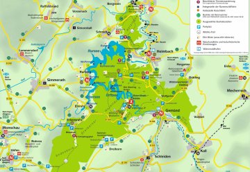 Orientierung im 110 Quadratkilometer großen Nationalpark Eifel