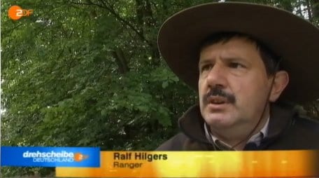 Ranger Ralf Hilgers bei Drehscheibe Deutschland vom 7. Juli 2011.