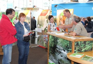 Ranger präsentieren Nationalpark Eifel in der Hauptstadt