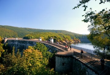 Sicherheit geht vor: Weg über die Urftstaumauer im Nationalpark Eifel bis Jahresende gesperrt