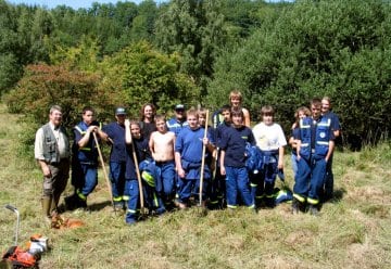 THW-Jugend unterstützt Nationalpark