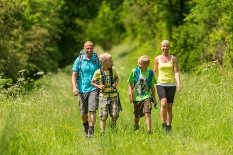 The National Park is home to a total of 240 kilometres of walking trails.