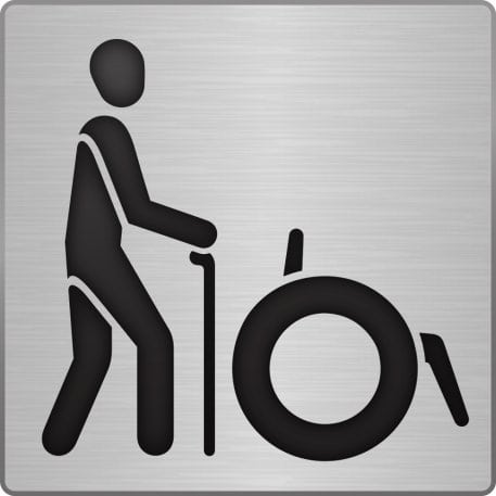 This pictogram means that the offer satisfies the quality criteria for people with disabilities.