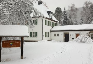 Tief &quot;Egon&quot; sorgt für jede Menge Schnee im Nationalpark Eifel
