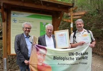 UN-Dekade „Biologische Vielfalt“: Auszeichnung für den Schöpfungspfad im Nationalpark Eifel