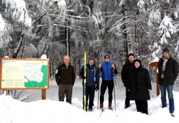 Zum Ski-Langlauf in den Nationalpark Eifel