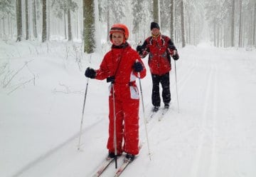 Zum Ski-Langlauf in den Nationalpark Eifel